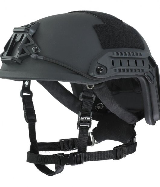 ELMON Helmet FAST with Advanced Ballistic Protection, High Cut, and NIJ III-A Compliance and V50 > 700 m/s ELMON Helmet FAST with Advanced Ballistic Protection, High Cut, and NIJ III-A Compliance and V50 > 700 m/s
