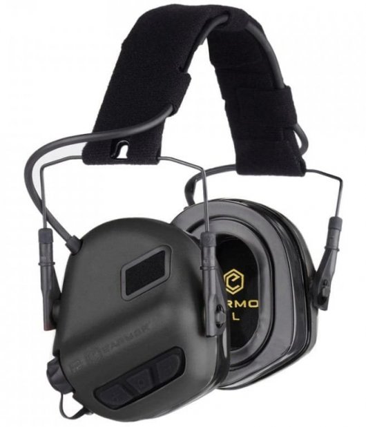 Earmor M31 Plus Tactical Headset – Active Hearing Protection (Black)