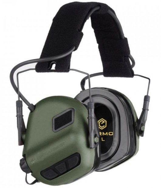Earmor M31 Plus Tactical Headset – Active Hearing Protection (Olive Green)