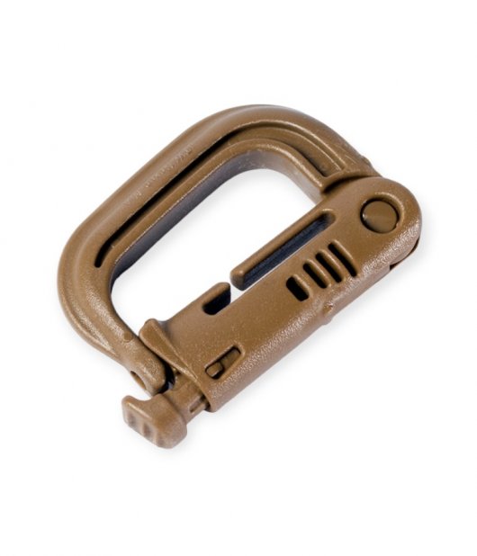 ITW Nexus "GrimLOC™" Safety Carabiner - Coyote Brown