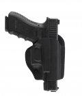 King Cobra Kydex Holster Evo One- ALPHA 105 gr. back side in ballistic rubberwith belt loops cut in