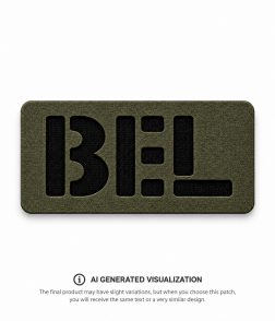 Custom Call Sign Patches - 3-Letter Country Identification - SIX81 Tactical