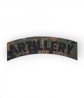 Artillery Military Curved Patch
