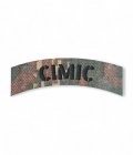 CIMIC - Civil-Military Cooperation Military Curved Patch