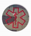 Paramedic EMS Star of Life Cut Medical Patch 8cm by SIX81 Tactical