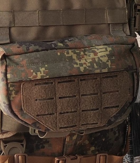SIX81 Tactical Plate Carrier Front Drop Pouch with Optional IIIA+ Ballistic Insert