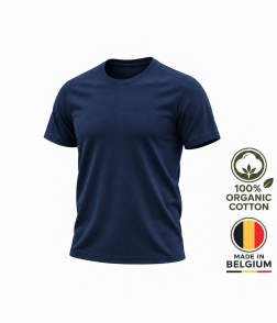 Organic Cotton T-Shirt - Navy Blue