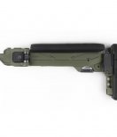 AKM / AK‑74 Platforms Telescopic Folding Stock (Left‑Side) with Cheek Riser – KPYK CRC 5002/9033L