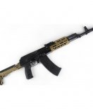 AKM / AK‑74 Platforms Telescopic Folding Stock (Left‑Side) with Cheek Riser – KPYK CRC 5002/9033L